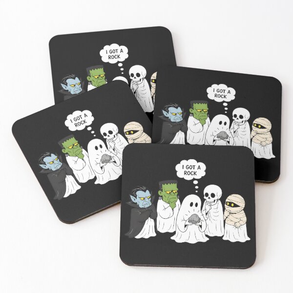 Item preview, I Got a Rock Funny Halloween Ghosts Monster Spooky Humor designed and sold by BuncoHearas.