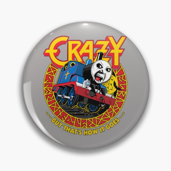 Item preview, Funny-Train-Character-with-Bold-Text-Art designed and sold by MitomaMoller.