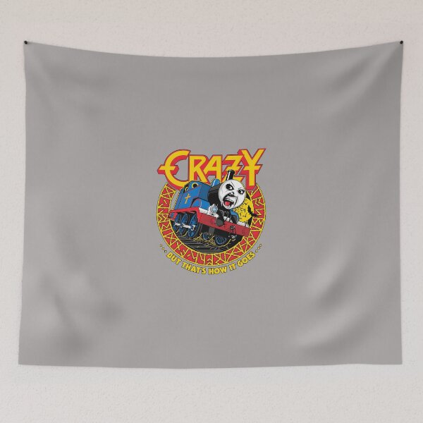 Item preview, Funny-Train-Character-with-Bold-Text-Art designed and sold by MitomaMoller.