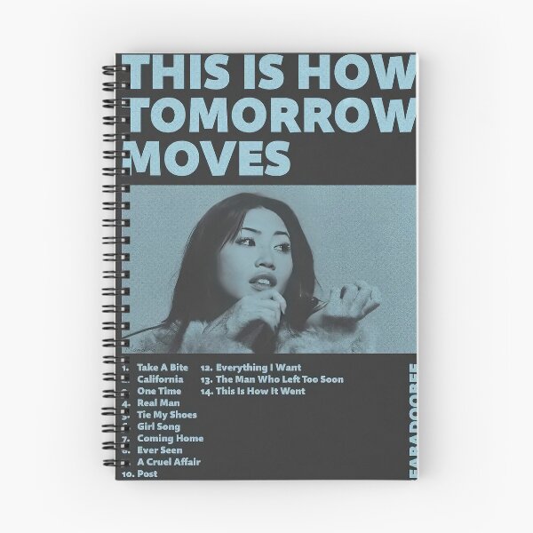 Item preview, This Is How Tomorrow Moves Album Cover Blue Aesthetic designed and sold by samuelhadads.