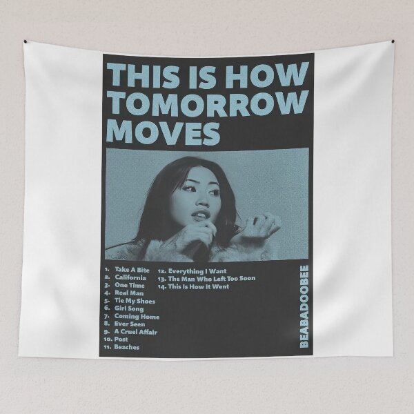 Item preview, This Is How Tomorrow Moves Album Cover Blue Aesthetic designed and sold by samuelhadads.
