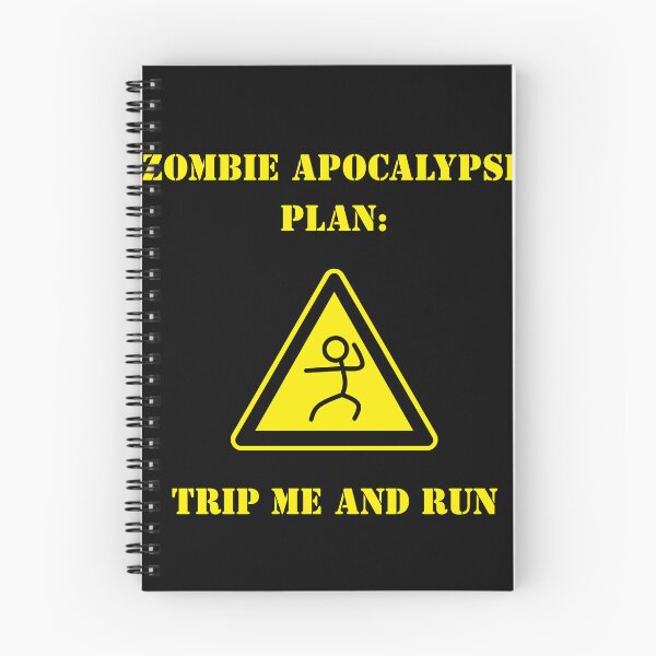 Item preview, Zombie Apocalypse Plan Trip Me And Run Funny Survival Trope designed and sold by Mircea786.