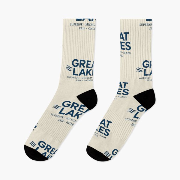 Item preview, Great Lakes Wordmark with All Five Lake Names designed and sold by ninov94.