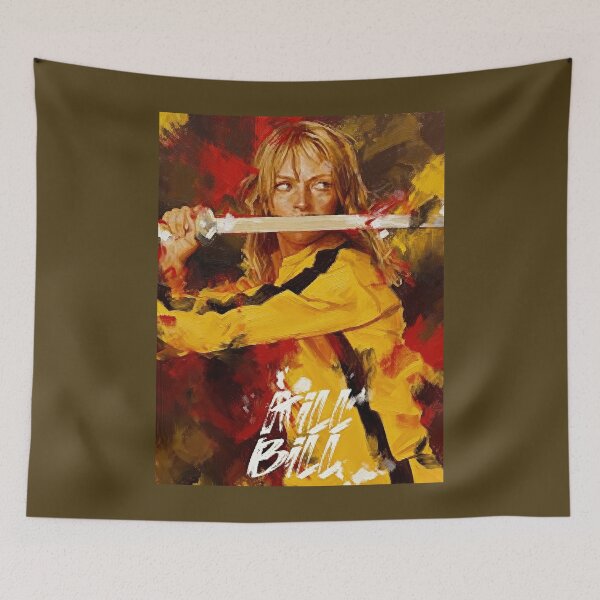 Item preview, Kill Bill Uma Thurman Oil Painting Art designed and sold by Vicky021.