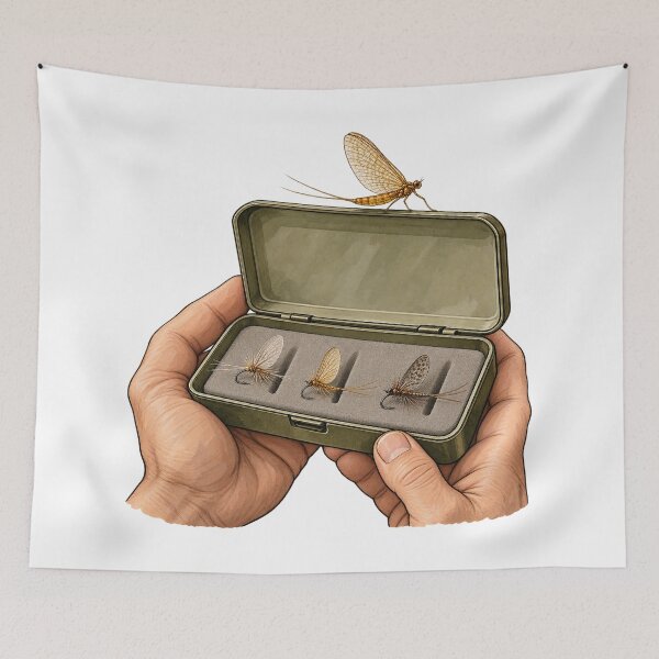 Item preview, Fly Fishing Box Choosing the Next Fly designed and sold by ninov94.