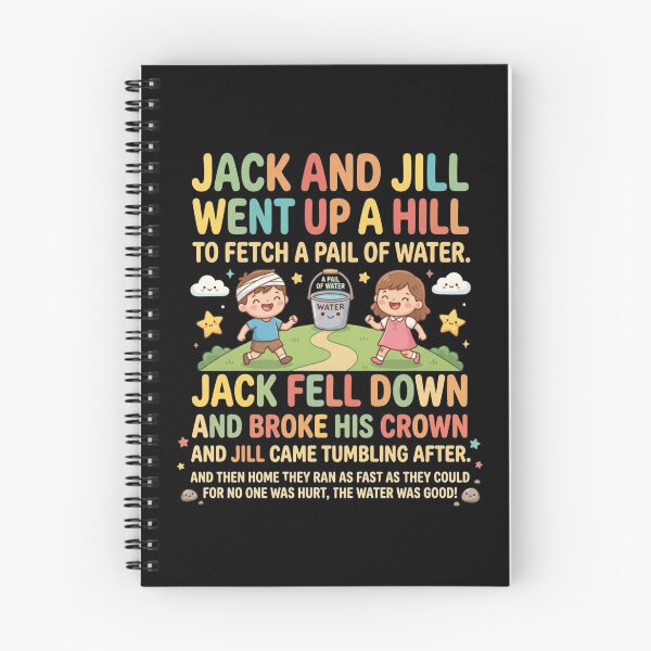 Item preview, Jack and Jill Went Up a Hill Nursery Rhyme Kids designed and sold by Flirt-Teez.
