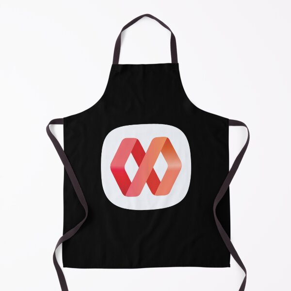 Item preview, Abstract Red Orange Ribbon Loop Modern Minimalist Logo Art designed and sold by cayangakyu.