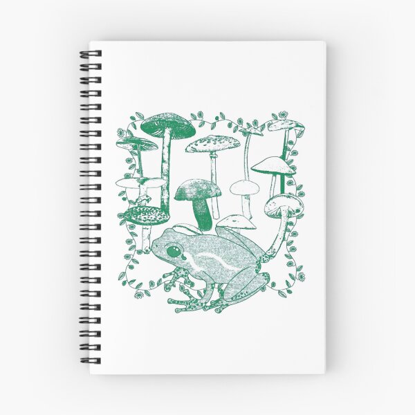 Item preview, Aesthetic Cottagecore Crying Frog Mushroom Forest Art designed and sold by CharlotLeclerc.