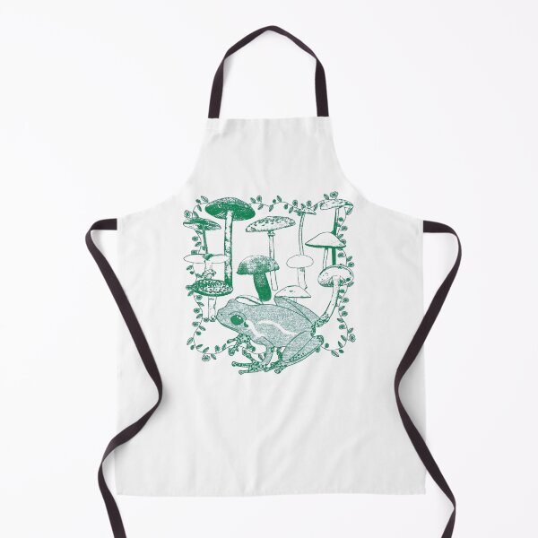 Item preview, Aesthetic Cottagecore Crying Frog Mushroom Forest Art designed and sold by CharlotLeclerc.