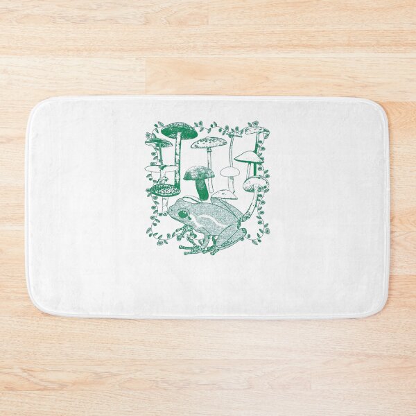 Item preview, Aesthetic Cottagecore Crying Frog Mushroom Forest Art designed and sold by CharlotLeclerc.