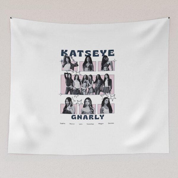 Item preview, KATSEYE Gnarly Photo Strip Grid Vintage Graphic designed and sold by cubomtumeshop.