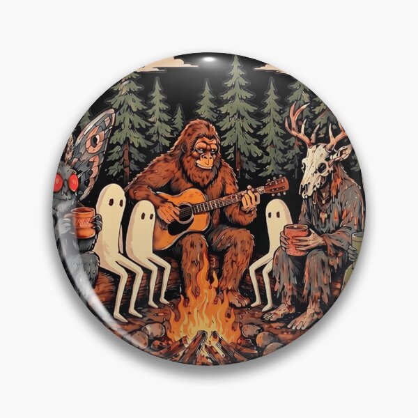 Item preview, Protect Our National Parks Mothman Bigfoot Cryptid Camping designed and sold by Sanchez-Cast.