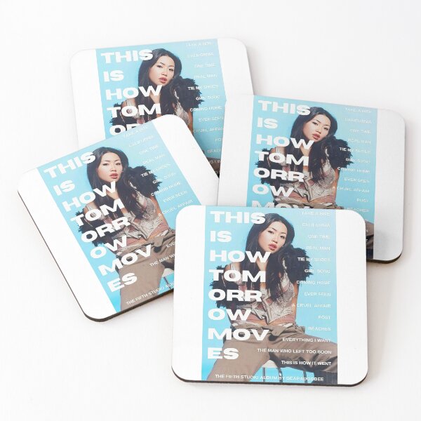 Item preview, This Is How Tomorrow Moves Album Cover Aesthetic Retro Typography designed and sold by samuelhadads.