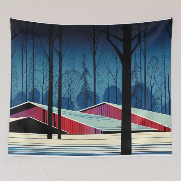 Item preview, Winter barns designed and sold by EtherShadeArt.