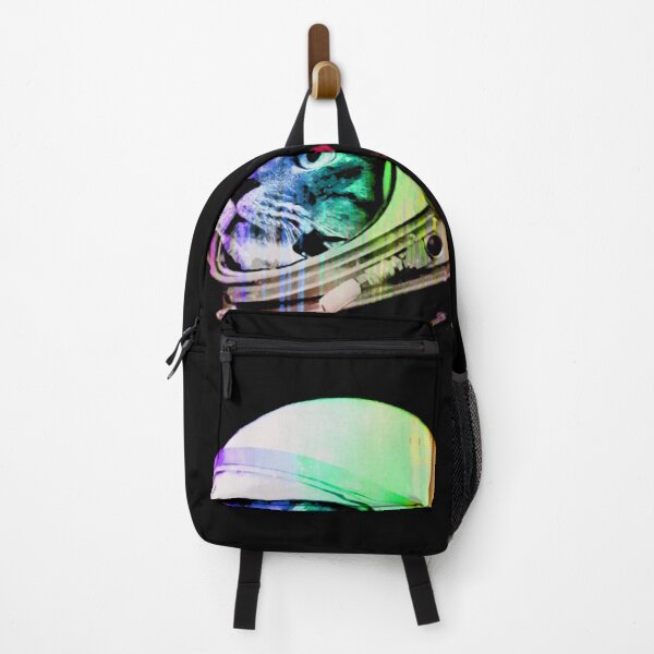 Item preview, Colorful Rainbow Astronaut Cat Space Helmet Pop Art designed and sold by CharlotLeclerc.