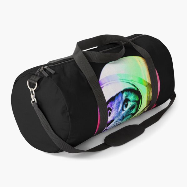 Item preview, Colorful Rainbow Astronaut Cat Space Helmet Pop Art designed and sold by CharlotLeclerc.
