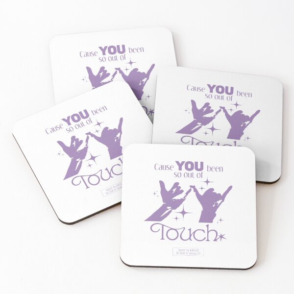 Item preview, KATSEYE Touch Lyrics Soft Is Strong Purple Graphic designed and sold by cubomtumeshop.