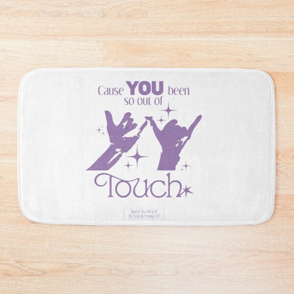 Item preview, KATSEYE Touch Lyrics Soft Is Strong Purple Graphic designed and sold by cubomtumeshop.