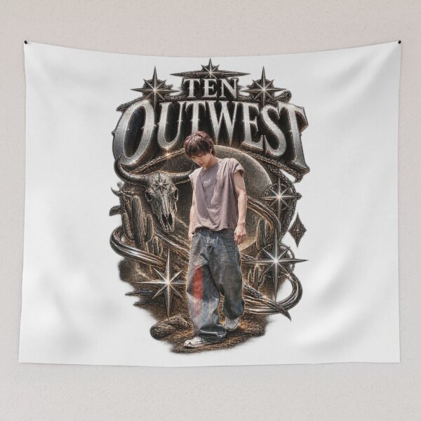 Item preview, Ten Outwest Audio Headset Aesthetic Artwork designed and sold by Valeree Store.