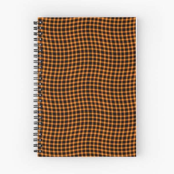 Item preview, Plaid Wavy Pattern Orange Brown designed and sold by ArtbyDebbieC.