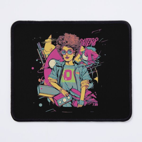 Item preview, Retro Eighties Synthwave Girl Radio Cassette Graphic designed and sold by CharlotLeclerc.