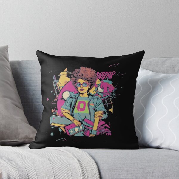 Item preview, Retro Eighties Synthwave Girl Radio Cassette Graphic designed and sold by CharlotLeclerc.