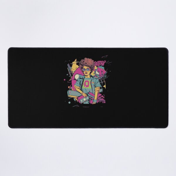 Item preview, Retro Eighties Synthwave Girl Radio Cassette Graphic designed and sold by CharlotLeclerc.