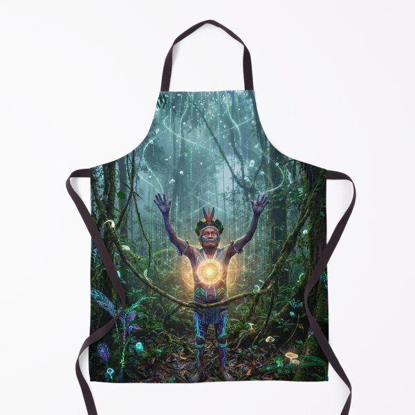 Item preview, Spirit of the Jungle · Sacred Medicine and Spiritual Psychedelic Art designed and sold by RoninGangStudio.