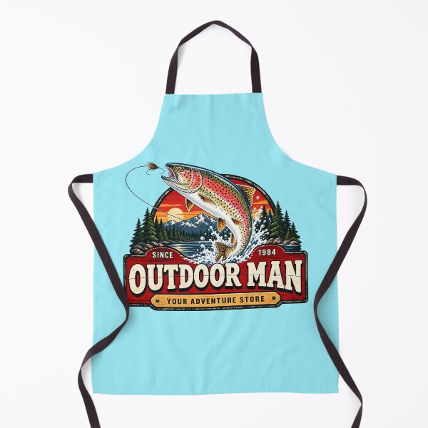 Item preview, Vintage Outdoor Man Trout Badge designed and sold by lockyrollflu.
