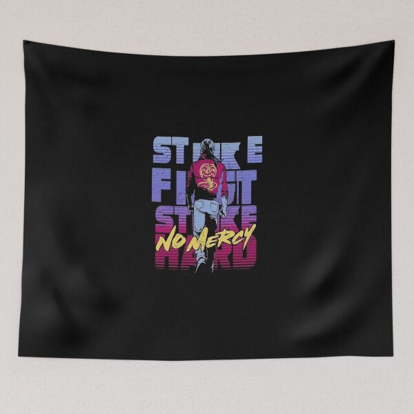 Item preview, Martial Arts Warrior Strike First No Mercy Retro Graphic designed and sold by CharlotLeclerc.