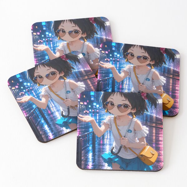 Item preview, Shizuka Kuze Takopi Original Sin Neon Rainy City designed and sold by mildaclairmo.