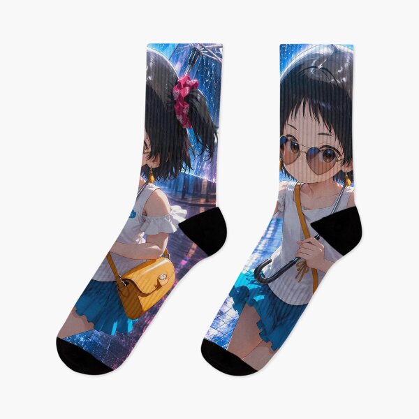 Item preview, Shizuka Kuze Takopi Original Sin Neon Rainy City designed and sold by mildaclairmo.
