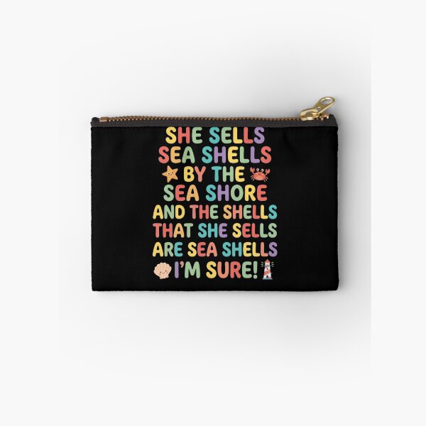 Item preview, She Sells Sea Shells By The Sea Shore Tongue Twister designed and sold by Flirt-Teez.