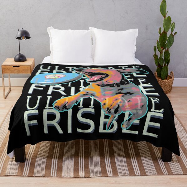 Item preview, Pop Art Dog Catching Ultimate Frisbee designed and sold by GuettoUnderClothing.