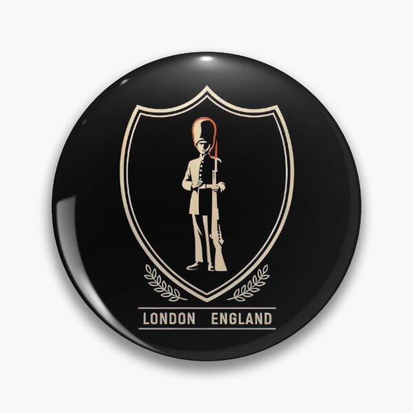 Item preview, Vintage Shield Badge London England Royal Guard Crest Vector designed and sold by Shutter-Dragon.
