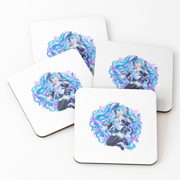 Item preview, Energetic Hatsune Miku Singing Fan Art designed and sold by DebraSLanders.