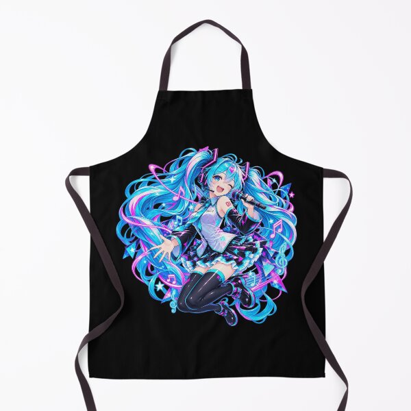 Item preview, Energetic Hatsune Miku Singing Fan Art designed and sold by DebraSLanders.