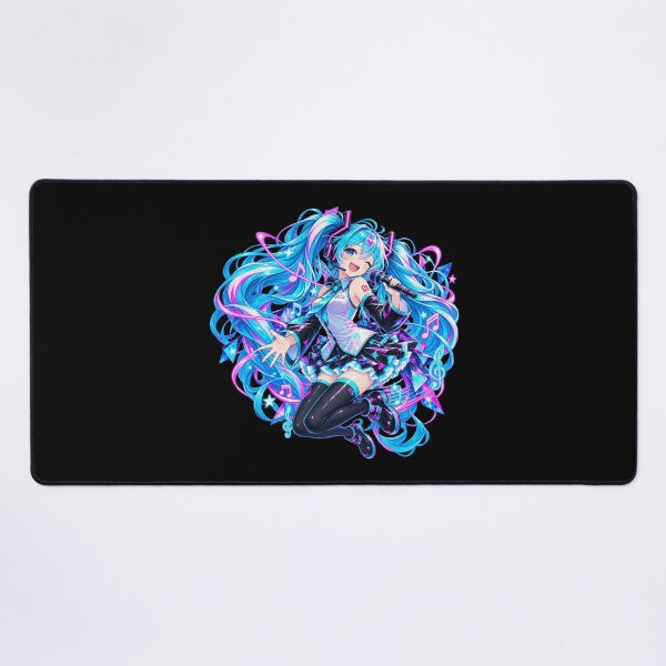 Item preview, Energetic Hatsune Miku Singing Fan Art designed and sold by DebraSLanders.