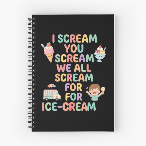 Item preview, We All Scream For Ice Cream Cute Kawaii Design designed and sold by Flirt-Teez.