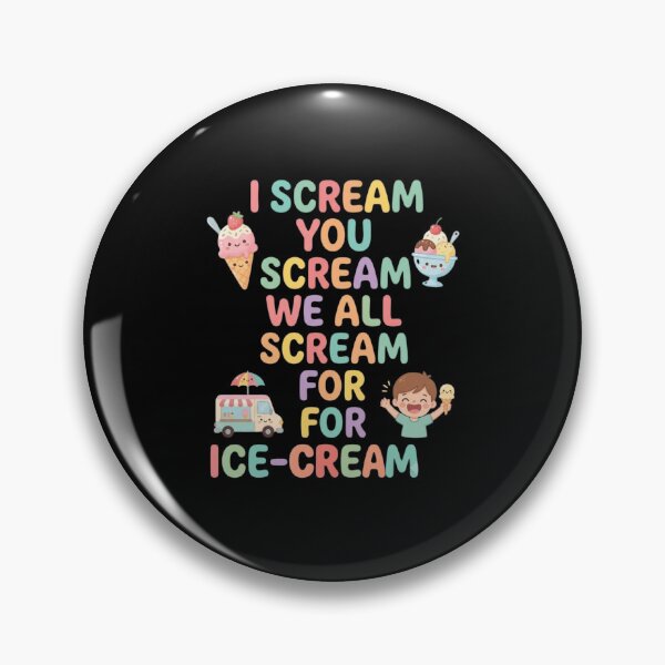 Item preview, We All Scream For Ice Cream Cute Kawaii Design designed and sold by Flirt-Teez.