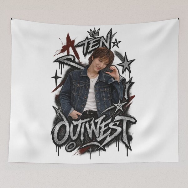 Item preview, Ten WayV Outwest Nature Forest Concept Fan Art designed and sold by Valeree Store.