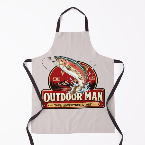 Item preview, Vintage Outdoor Man Fishing Emblem designed and sold by lockyrollflu.