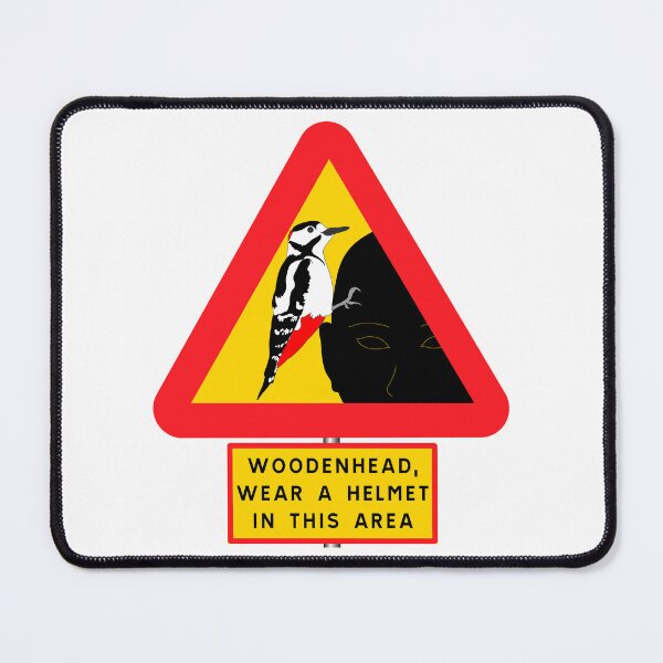 Item preview, Woodpecker warning designed and sold by ALF2023.