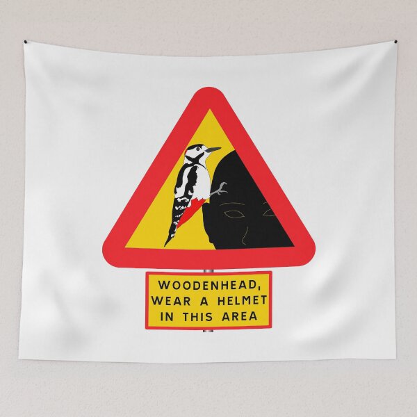 Item preview, Woodpecker warning designed and sold by ALF2023.