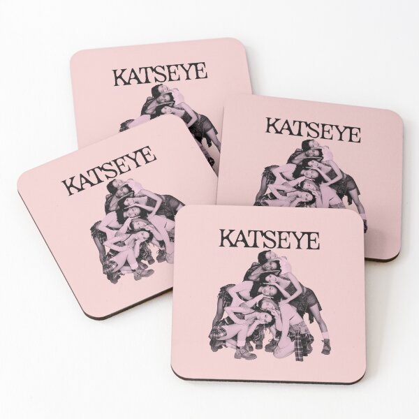 Item preview, KATSEYE Aesthetic Monochromatic Pink Stacked Group designed and sold by cubomtumeshop.