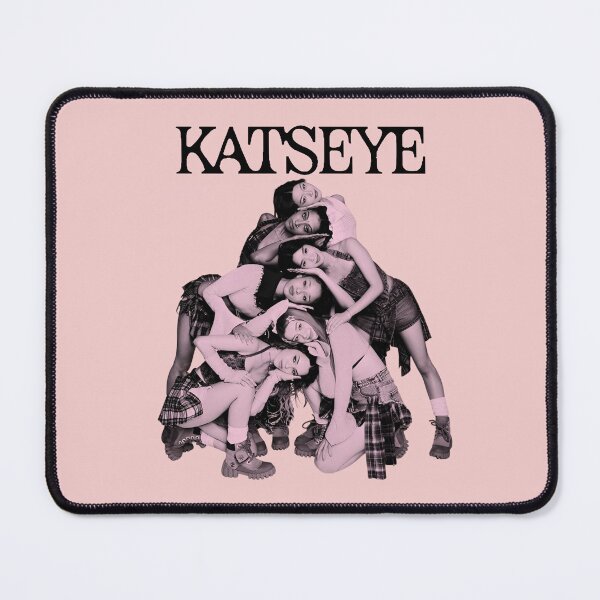 Item preview, KATSEYE Aesthetic Monochromatic Pink Stacked Group designed and sold by cubomtumeshop.