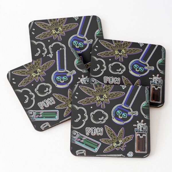 Item preview, Neon 420 Cannabis Stoner Neon Sign Pattern Art designed and sold by cayangakyu.