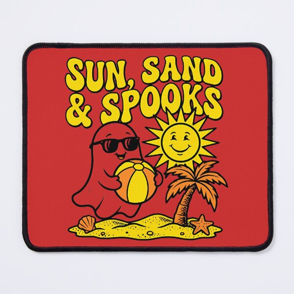 Item preview, Sun, Sand & Spooks PNG | Summerween Beach Ghost Shirt Design | Retro Summer Halloween T-Shirt | Cute Spooky Summer  designed and sold by HoMya.