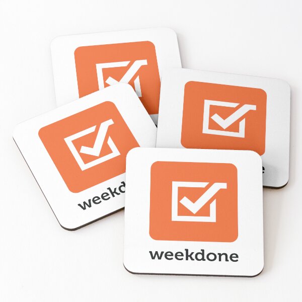 Item preview, Weekdone Orange Checkmark Productivity Business App Logo Art designed and sold by cayangakyu.