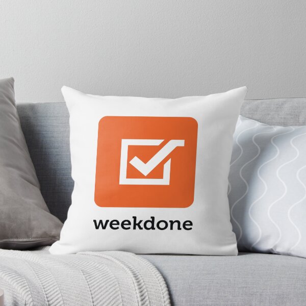 Item preview, Weekdone Orange Checkmark Productivity Business App Logo Art designed and sold by cayangakyu.